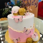 Butterfly Theme Cake with Topper
