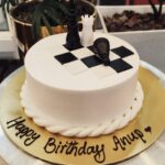 Chess theme cake
