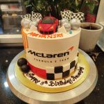 McLaren Car Theme Cake