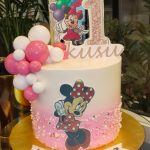 Mickey & Minnie Mouse Theme Cake